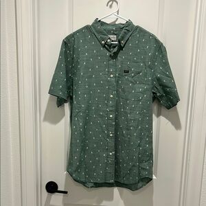 Matix Men's Green Button-Up Shirt